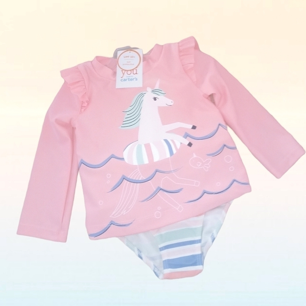 NWT Babygirl Swimset by Carter's